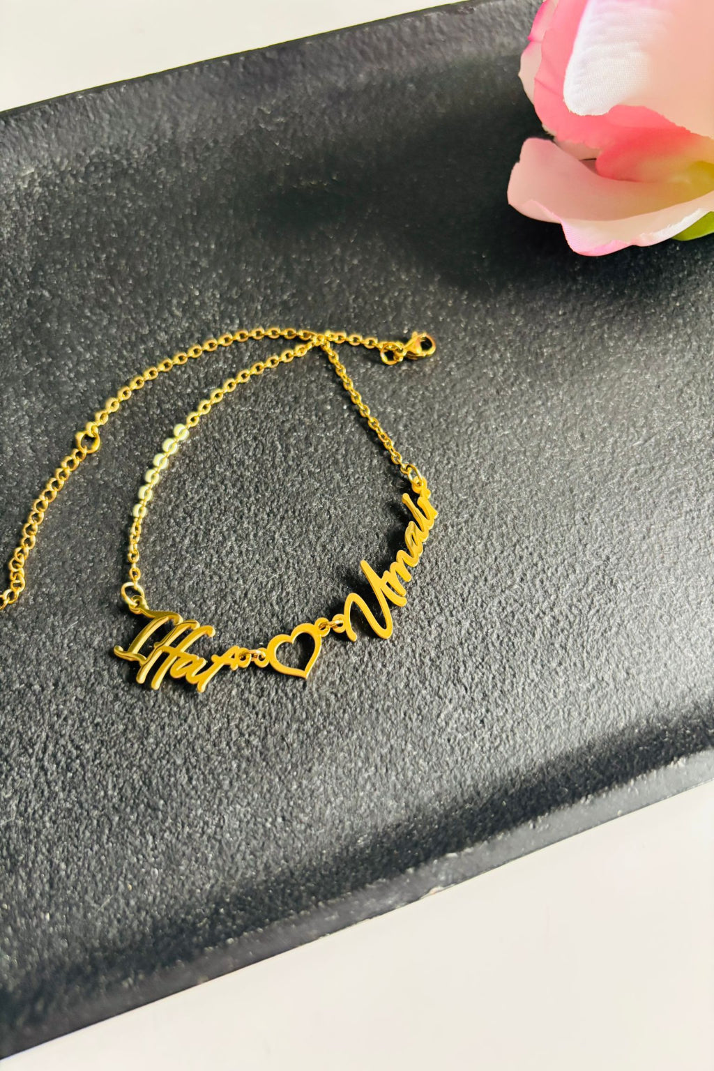 Custom Couple Name Bracelet