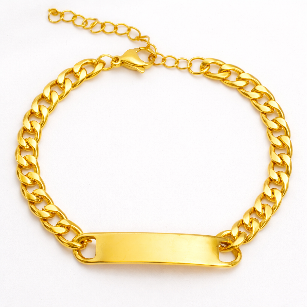 Curb Chain ID Bracelet - 8mm