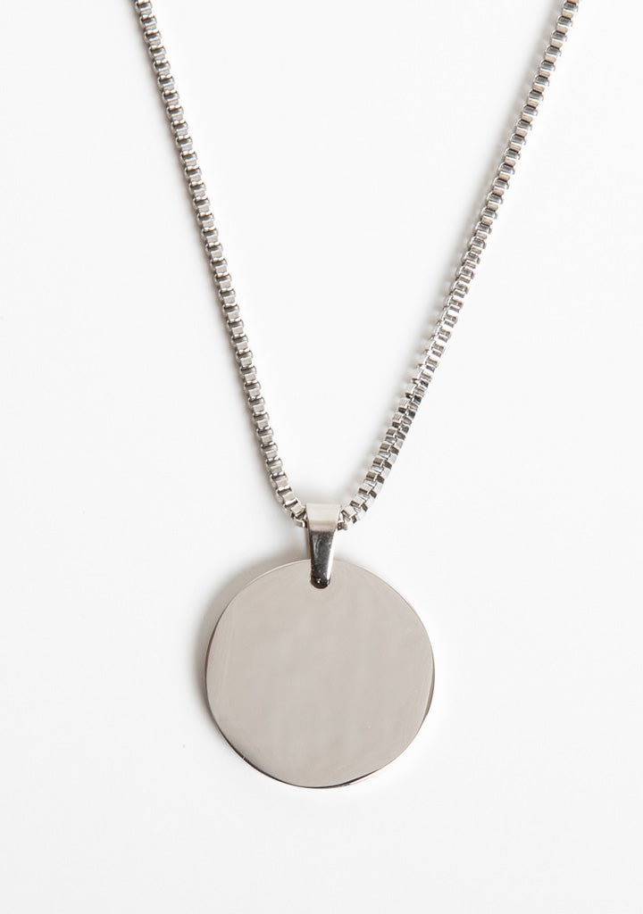 Coin Box Chain Necklace