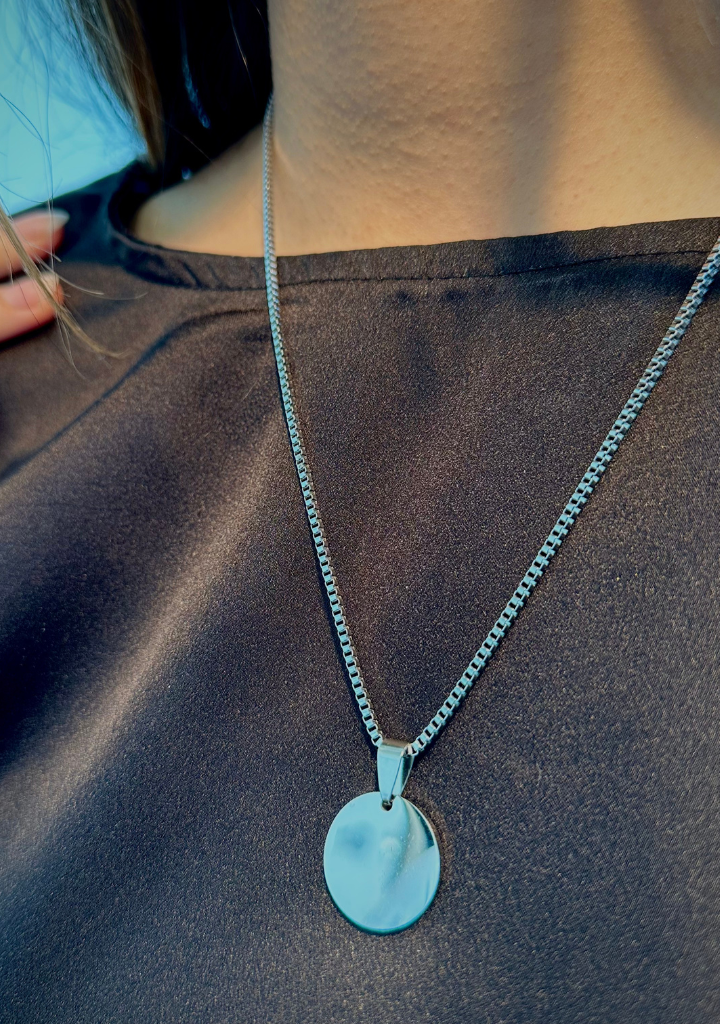 Coin Box Chain Necklace