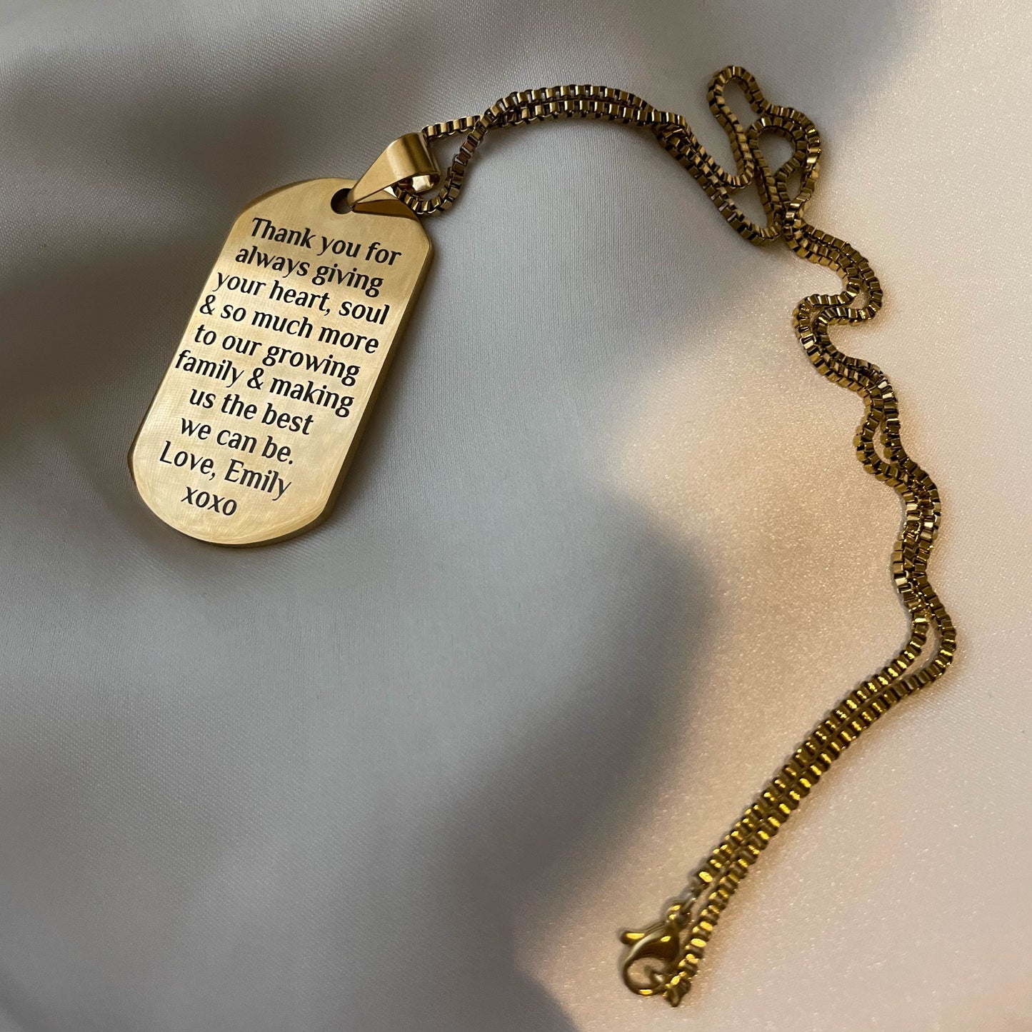 Military Tag Necklace