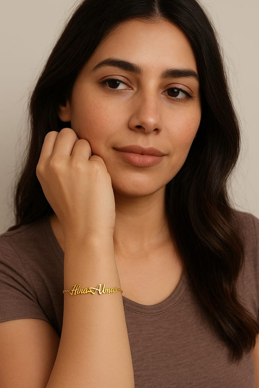 Custom Couple Name Bracelet