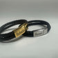 Double Cord Leather Bracelet