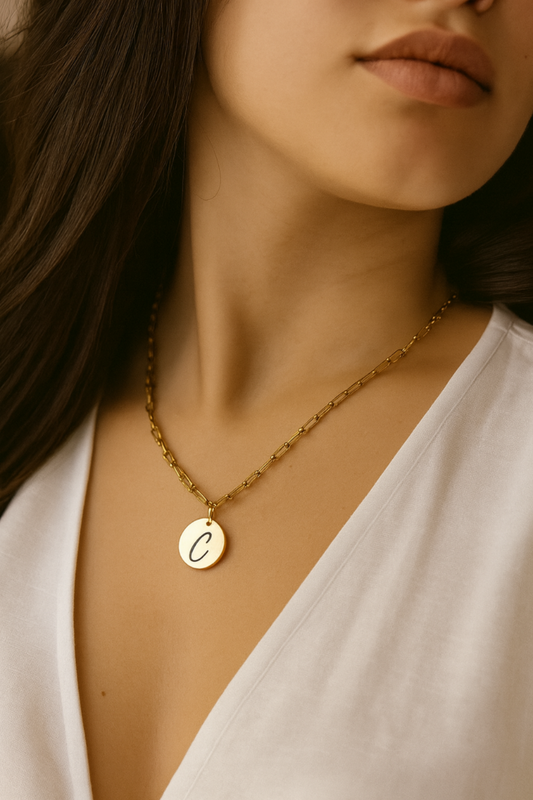 Custom Round Pendent With Chain