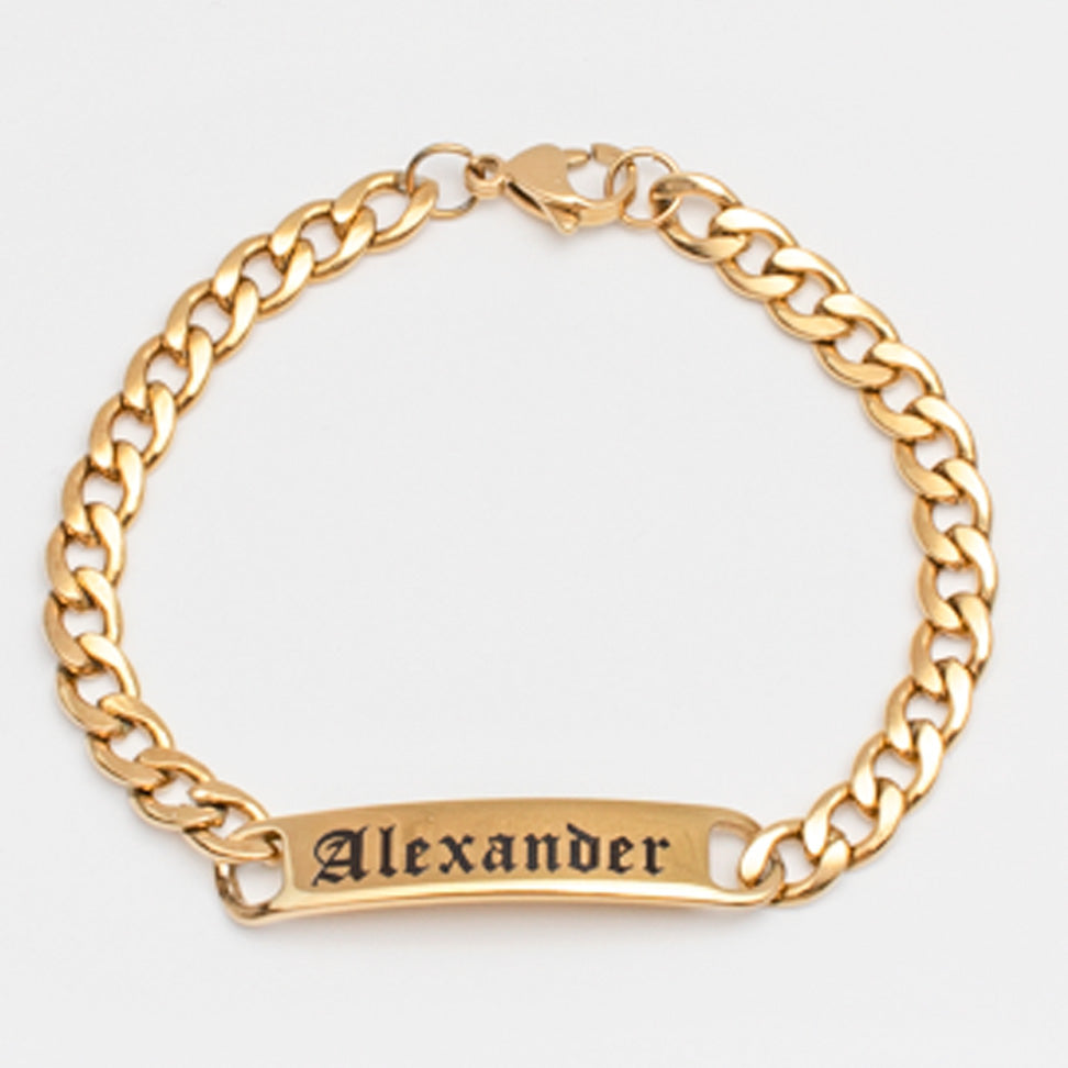 Curb Chain ID Bracelet - 8mm