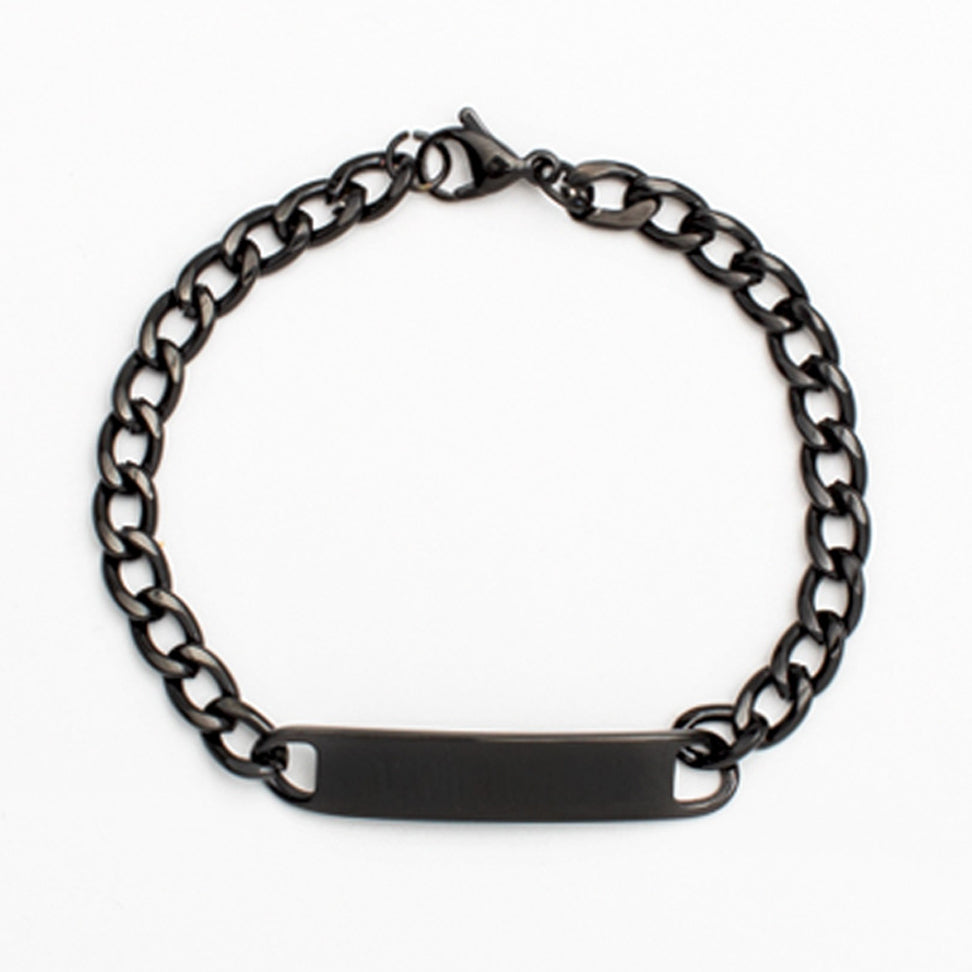 Curb Chain ID Bracelet - 8mm