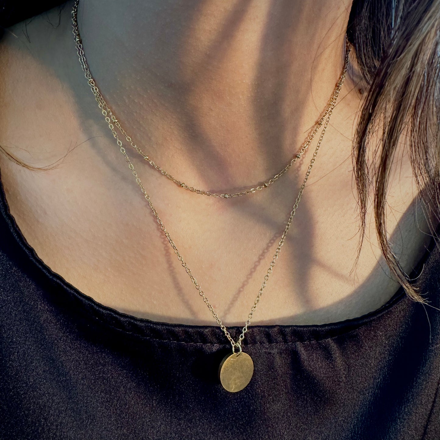 Layered Coin Necklace