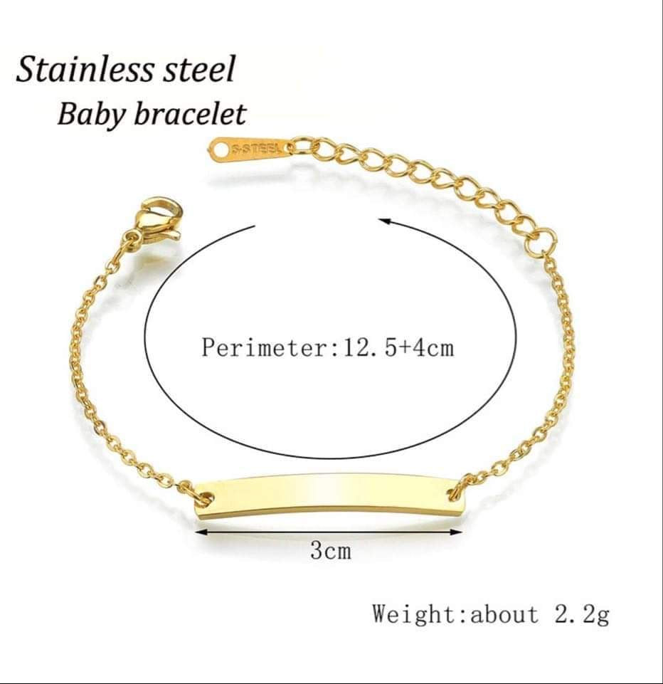 Thin ID Bracelet - 4mm